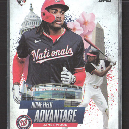 2025 Topps Home Field Advantage James Wood #HA-9 RC