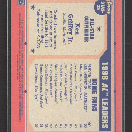 2026 Topps 75 Years of Baseball Ken Griffey Jr. #91AS-35 Gold /50