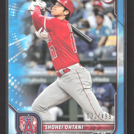2022 Bowman Shohei Ohtani #68 Sky Blue /499