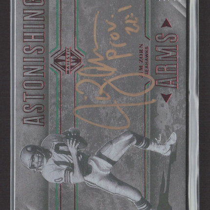 2017 Panini Majestic Astonishing Arms Jim Zorn #AAJZ Auto /25