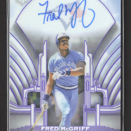 2026 Topps Tribute Fred McGriff #TCC-FM Crest Calligraphy 35/75 Auto