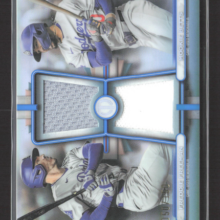 2026 Topps Tribute Mookie Betts Freddie Freeman #DR-FB Dual Relics Jersey