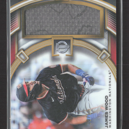 2026 Topps Tribute James Wood #TJR-JW Gold /50 Jumbo Relic Jersey