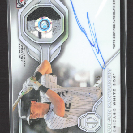 2026 Topps Tribute Colson Montgomery #APA-CM Patch RC 17/35 Auto