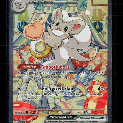 Pokemon 2025 Scarlet & Violet Chaos Rising Cinccino EX SAR #119/86