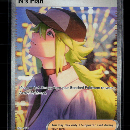 Pokemon 2025 Scarlet & Violet Black Bolt N'S Plan FA SAR #170/86