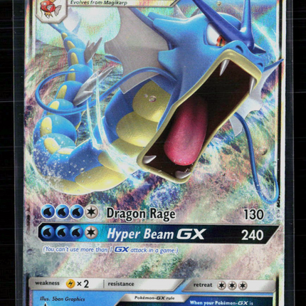 Pokemon 2019 Hidden Fates Gyarados GX #SM212
