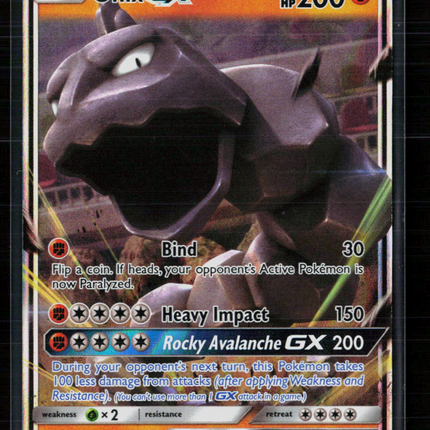 Pokemon 2019 Hidden Fates Onix GX #36/68