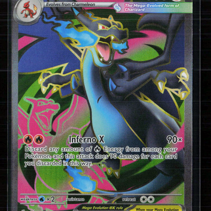 Pokemon 2025 Mega Evolution – Phantasmal Flames Mega Charizard X EX #109/94