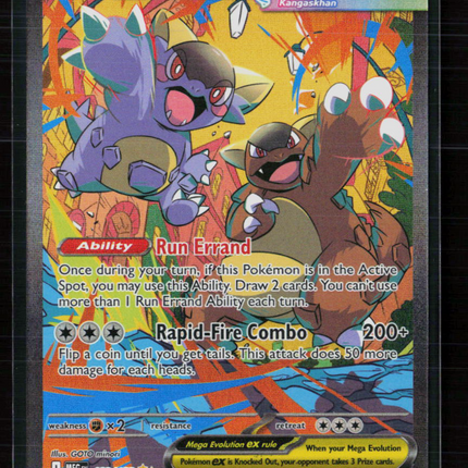 Pokemon 2025 Mega Evolution Mega Kangaskhan EX SAR #182/132
