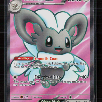 Pokemon 2024 Temporal Forces Cinccino EX FA #105/86