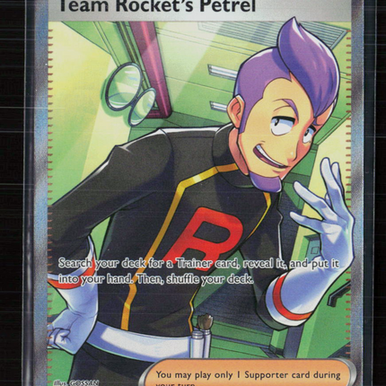Pokemon 2025 Scarlet & Violet Destined Rivals Team Rocket's Petrel FA #226/182