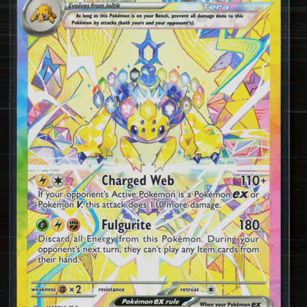 Pokemon 2024 Stellar Crown Galvantula EX SAR #168/142