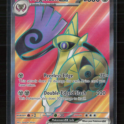 Pokemon 2023 Paradox Rift Aegislash EX FA SAR #230/182