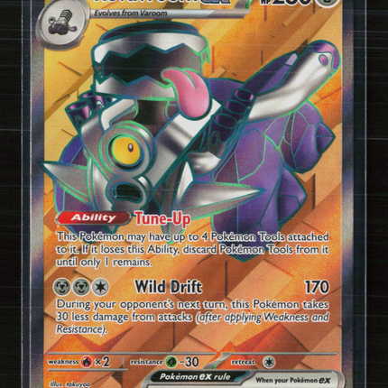 Pokemon 2023 Obsidian Flames Revavroom EX FA Ultra Rare #216/197