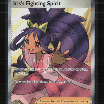Pokemon 2025 Journey Together Iris's Fighting Spirit FA #180/159