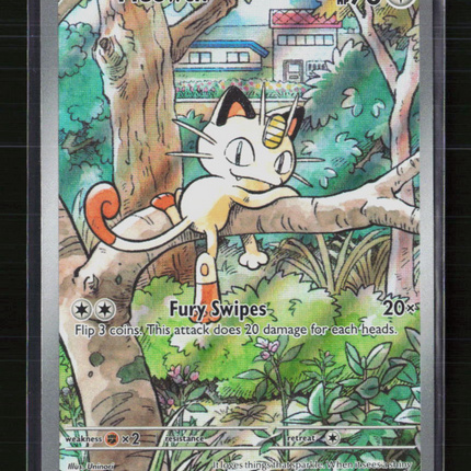 Pokemon 2025 Scarlet & Violet Prismatic Evolutions Meowth #106/94