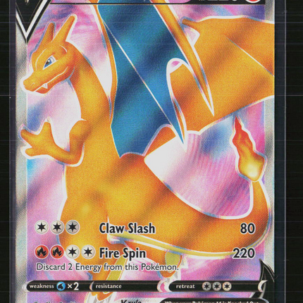 Pokemon 2020 Sword & Shield Charizard V FA #SWSH050