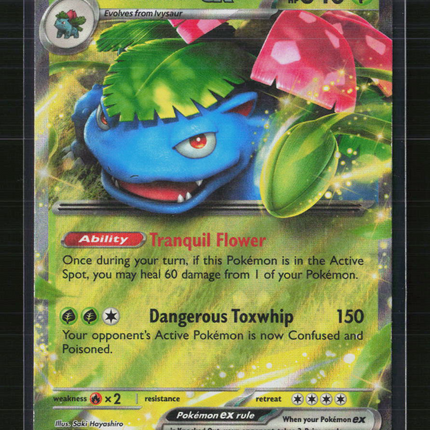 Pokemon 2024 Stellar Crown Venusaur EX RR #1/142