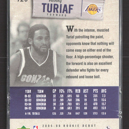 2005 Upper Deck Rookie Debut Ronny Turiaf #120