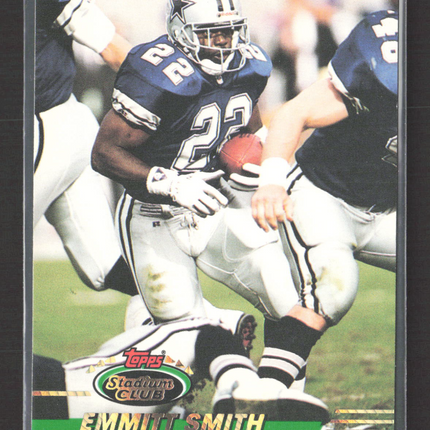 1993 Topps Stadium Club Emmitt Smith #491 Members Choice