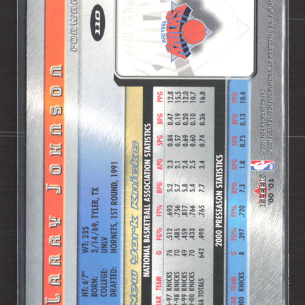 2000 Fleer Futures Larry Johnson #110