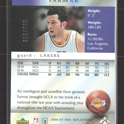 2006 Upper Deck Reflections Jordan Farmar #113
