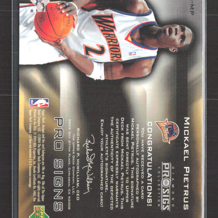 2004 Upper Deck Diamond Pro Sigs Mickael Pietrus #PS-MP Auto