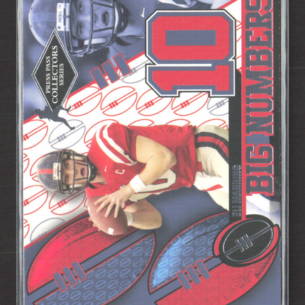 2004 Press Pass Big Numbers Eli Manning #BN 15