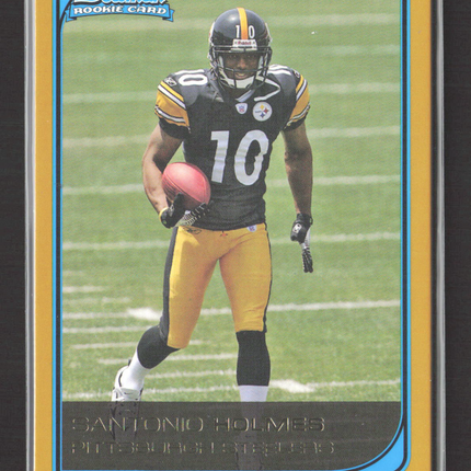 2006 Bowman Gold Santonio Holmes #115