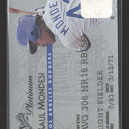 1995 Donruss Studio Platinum Raul Mondesi #19