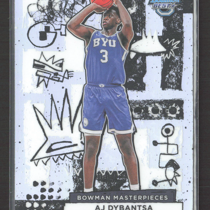 2026 Topps Bowman's Best University Masterpieces AJ Dybantsa #BM-2 Refractor
