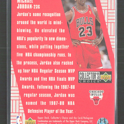 1997 Upper Deck Collector's Choice You Crash the Game Michael Jordan #R30 Silver