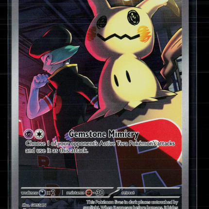 Pokemon 2026 Mega Evolution – Ascended Heroes Team Rocket's Mimikyu FA #238/217