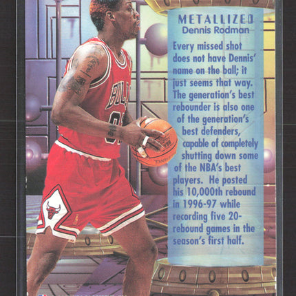 1996 Fleer SkyBox Metal Universe Metalized Dennis Rodman #231