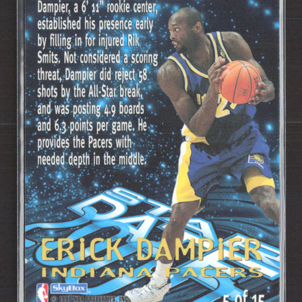 1997 SkyBox E-X2000 Star Date 2000 Erick Dampier #5 of 15