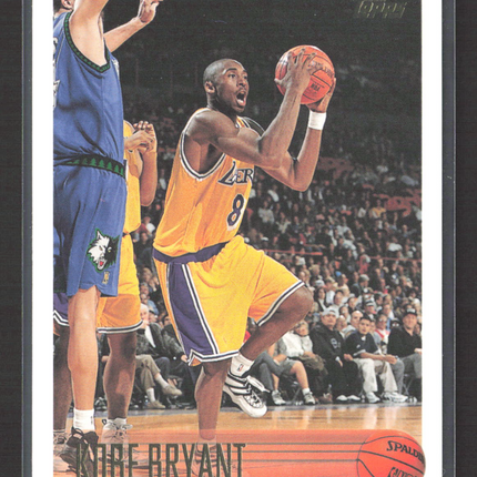 1996 Topps Kobe Bryant #138