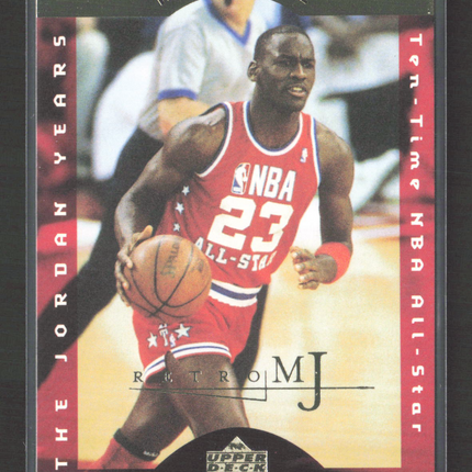 1998 Upper Deck Collector's Choice Retro MJ Michael Jordan #36 Insert
