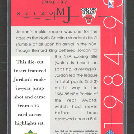 1998 Upper Deck Retro MJ Michael Jordan #30 A Cut Above