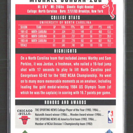 1998 Upper Deck Michael Jordan '84-85 Rookie Michael Jordan #1