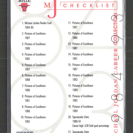 1990 Upper Deck Career Collection Michael Jordan #59