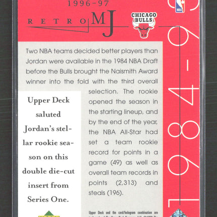 1998 Upper Deck Retro MJ Commemorative Collection Michael Jordan #31