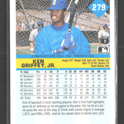 1992 Fleer Ken Griffey Jr. #279