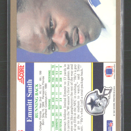 1991 Score Emmitt Smith #15
