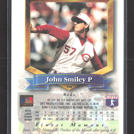 1994 Topps Finest John Smiley #179