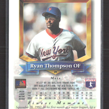 1994 Topps Finest Ryan Thompson #39