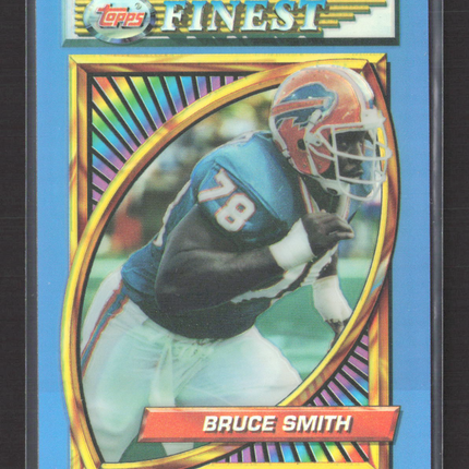 1994 Topps Finest Bruce Smith #91 Refractor