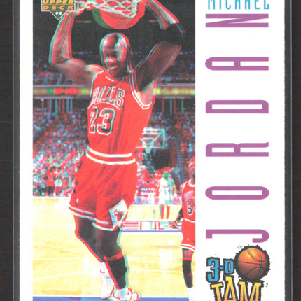 1994 Upper Deck 3-D Jam Michael Jordan #91