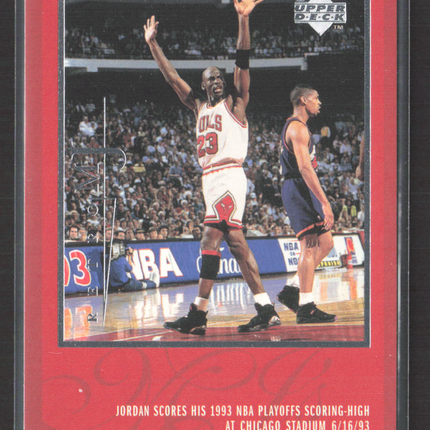 1998 Upper Deck Retro MJ Memorable Moments Michael Jordan #55