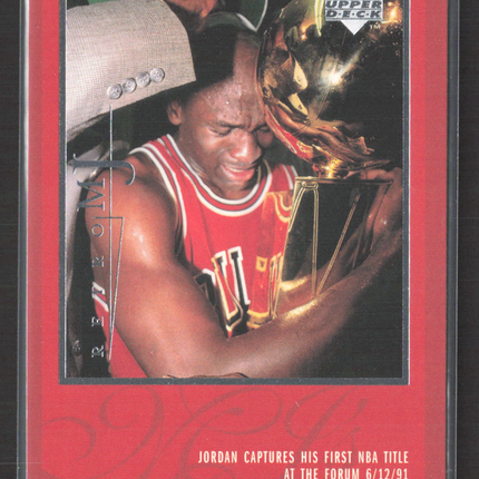 1998 Upper Deck Retro MJ Memorable Moments Michael Jordan #48